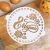 Трафареты для выпечки на 8 Марта